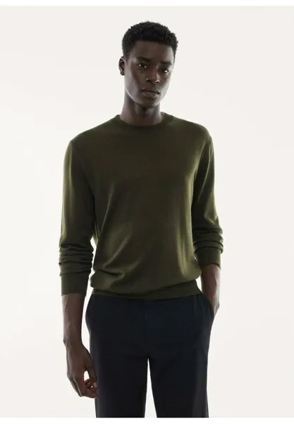 Вязаный свитер WILLY Mango, цвет olijfgroen
