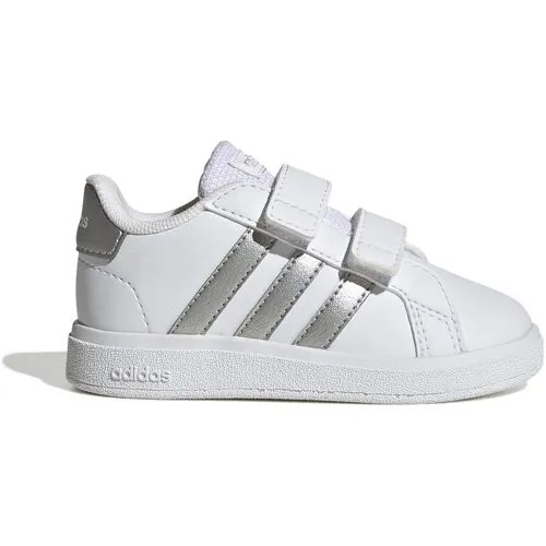Кеды adidas, демисезон/лето, размер 7,5K UK, белый