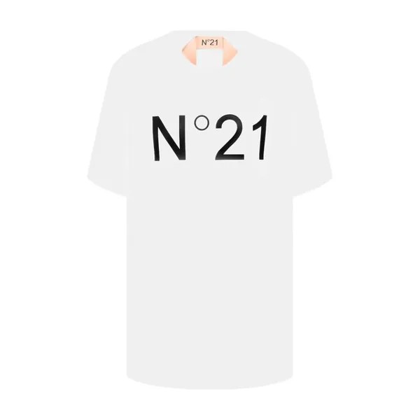 Хлопковая футболка No. 21