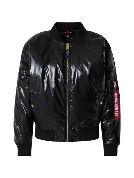 Межсезонная куртка ALPHA INDUSTRIES, черный