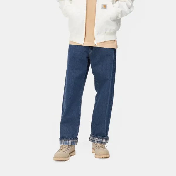 Джинсы CARHARTT WIP Rider Pant Blue (Stone Washed) 2023