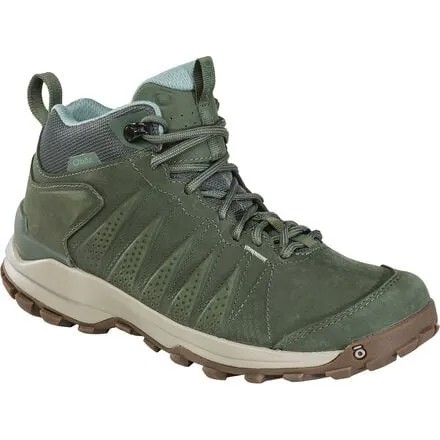 Походные ботинки Sypes Mid Leather B-DRY женские Oboz, цвет Thyme