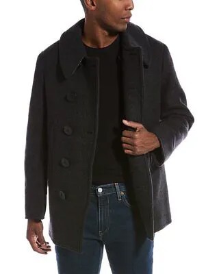 Двубортное мужское пальто из смесовой шерсти Burberry