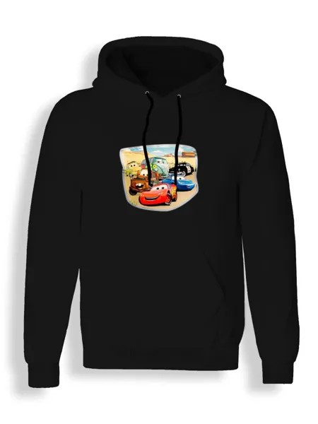 Худи унисекс СувенирShop Тачки/Cars/Молния Маккуин 15 черное M