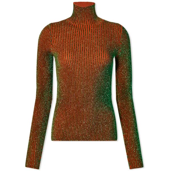 Топ Jean Paul Gaultier High Neck Lurex Knit Top