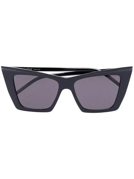 Saint Laurent Eyewear солнцезащитные очки в оправе 'кошачий глаз'