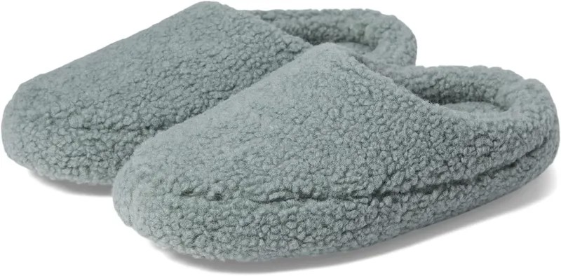 Тапочки Sherpa Scuff Slippers Madewell, цвет Frosted Willow