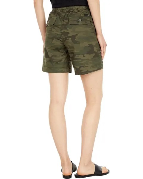 Шорты Sanctuary Trail Blazer Shorts in Stretch Cotton Poplin, цвет Safari Camo