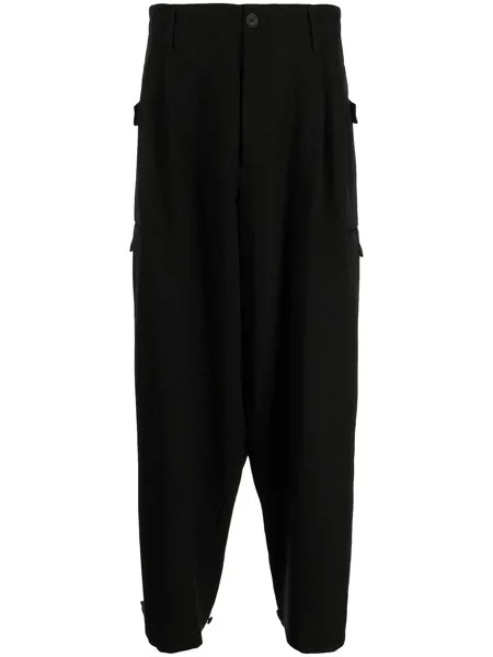 Yohji Yamamoto прямые брюки с завышенной талией