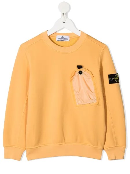 Stone Island Junior толстовка с карманом