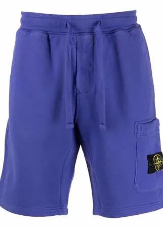 Stone Island флисовые спортивные шорты