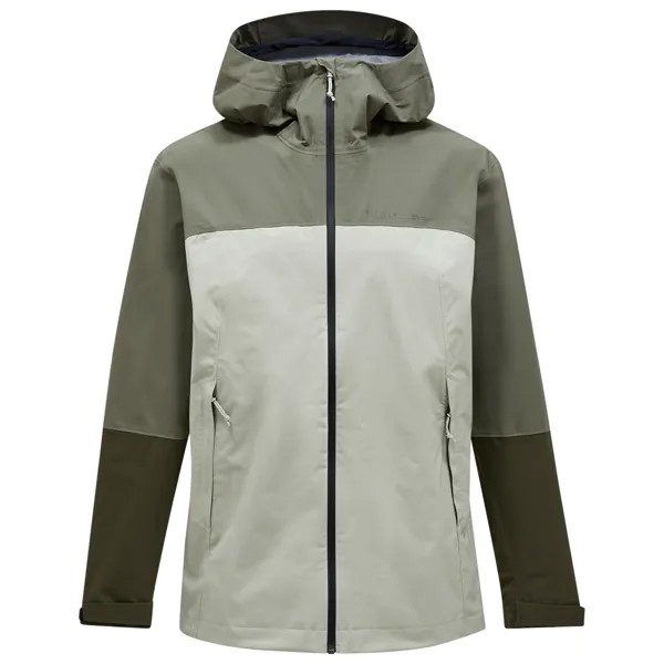 Дождевик Peak Performance Trail Hipe Shell, цвет Pine Needle/Limit Green/Forest Night