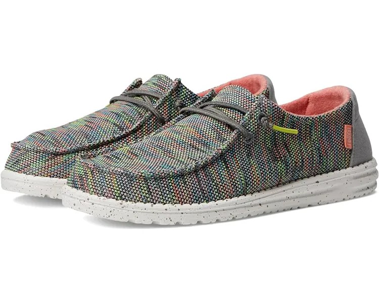 Кроссовки Hey Dude Wendy Sox, цвет Peacock Pink