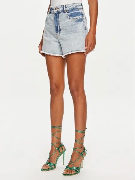 Джинсовые шорты скинни Versace Jeans Couture, синий
