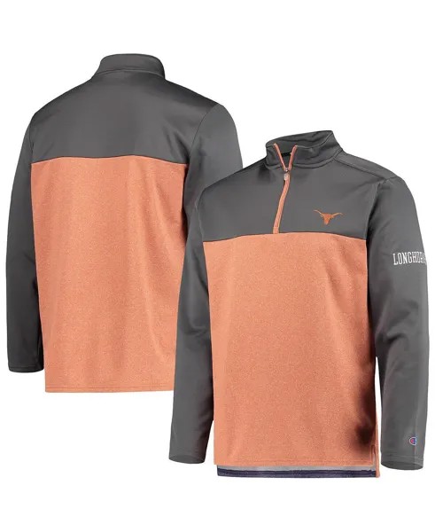 Мужская куртка texas orange texas longhorns gameday с молнией на четверть Champion, мульти