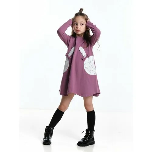 Платье Mini Maxi, размер 104, фиолетовый