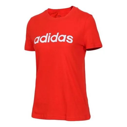 Футболка спортивная стильные с коротким рукавом Adidas, оранжевый