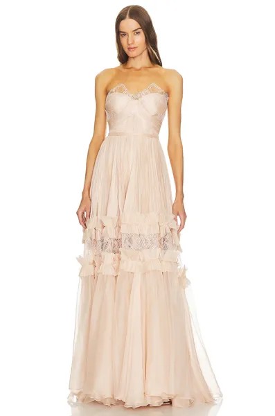 Платье Maria Lucia Hohan Alix Gown, цвет Dusty Pink