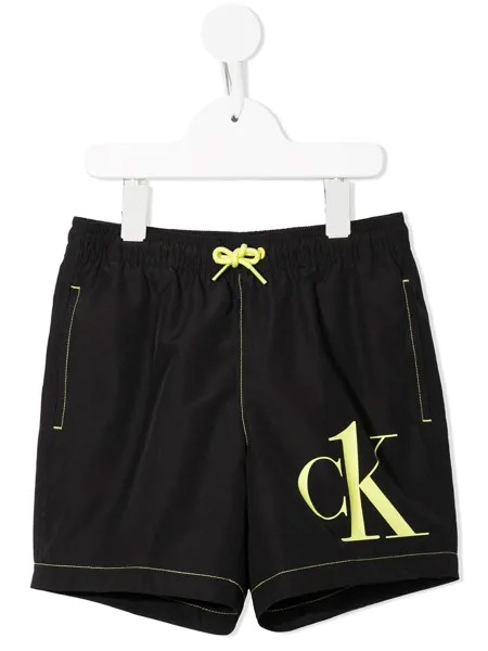Calvin Klein Kids плавки-шорты с логотипом