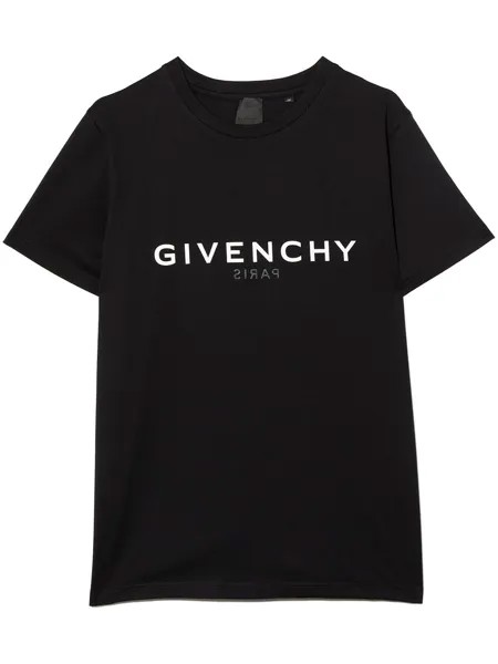 Givenchy Kids футболка с логотипом