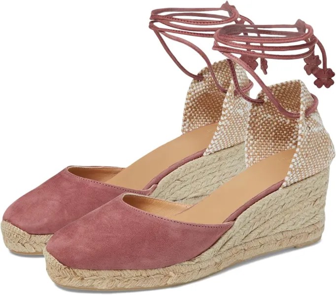 Туфли CASTANER Carina 60mm Wedge Espadrille, цвет Marsala