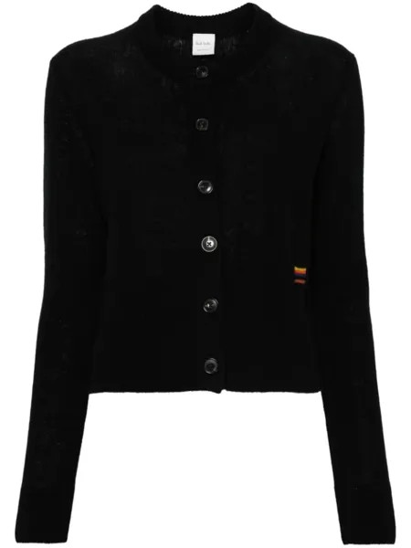Paul Smith кардиган с узором, черный