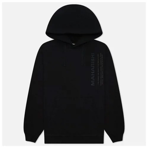 Мужская толстовка maharishi Miltype Hoodie чёрный , Размер S