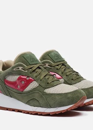 Мужские кроссовки Saucony x Up There Shadow 6000 Doors To The World, цвет оливковый, размер 42 EU