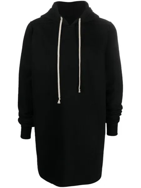 Rick Owens DRKSHDW худи с кулиской, черный