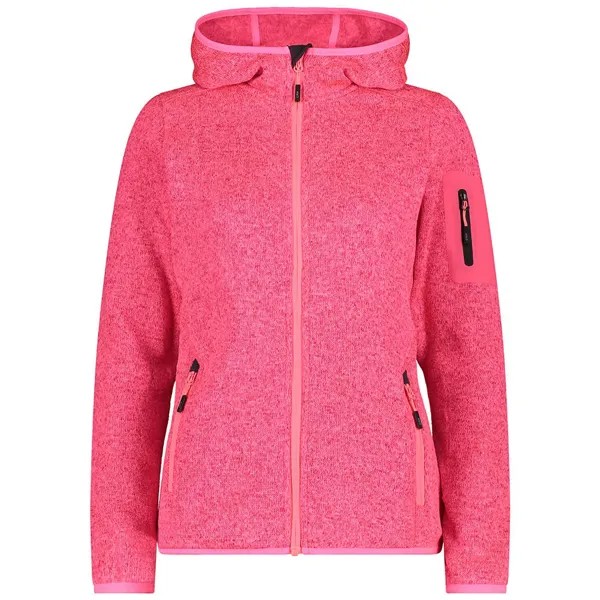 Куртка CMP 3H19826 Hooded Fleece, розовый