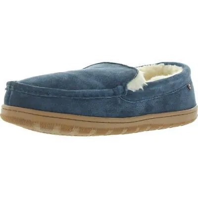 Lamo Mens Harrison Navy Suede Moccasin Тапочки 13 Medium (D) BHFO 5707