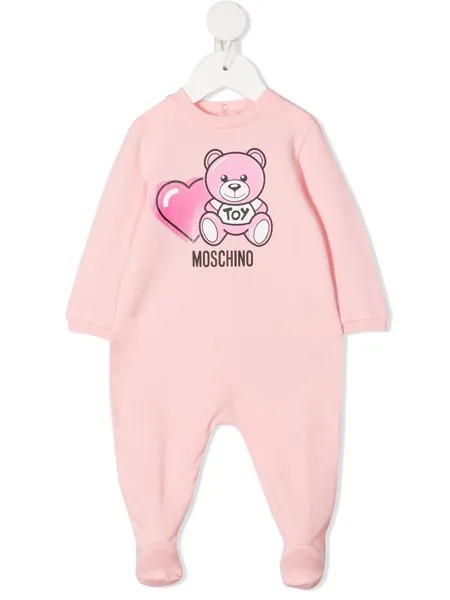 Moschino Kids пижама с принтом Teddy Bear