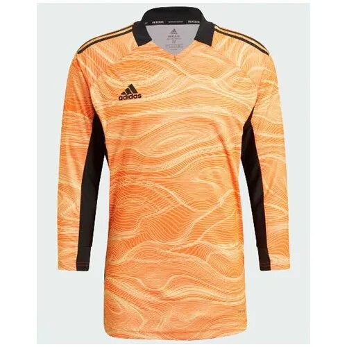 Лонгслив спортивный adidas, размер XL, , оранжевый