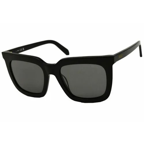 Солнцезащитные очки Emilio Pucci EP 201, квадратные, с защитой от УФ, для женщин, черный