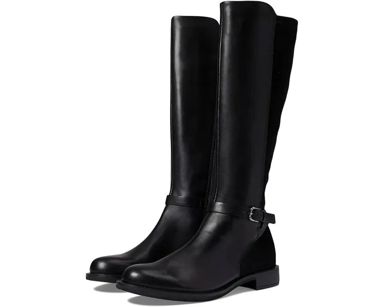 Ботинки ECCO Sartorelle 25 Tall Buckle Boot, цвет Black/Black