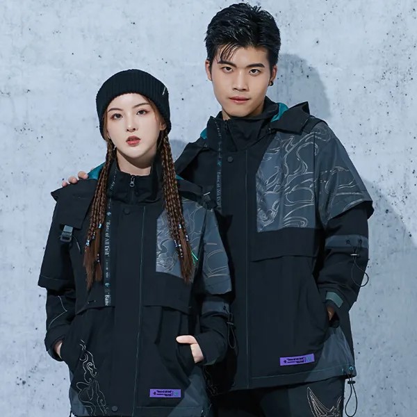 Официальная куртка Genshin Impact Xiao, Мужская ветровка, пальто на молнии, весна-осень, Повседневная рабочая куртка, модная уличная куртка для приключений