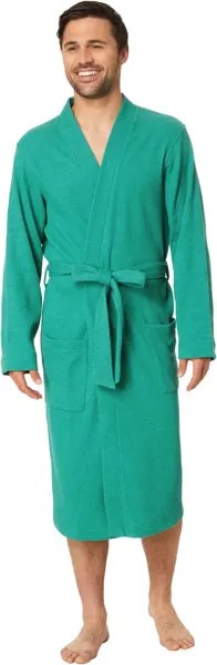 Халат Comfort Waffle Robe Regular L.L.Bean, цвет Rustic Green Heather