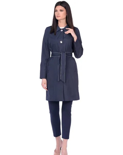 Плащ женский Maritta 21-1003-10 синий 36 EU