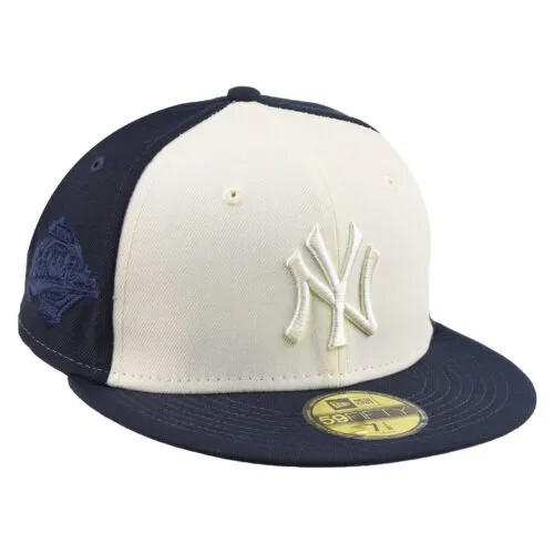 Мужская кепка New Era New York Yankees Tonal 2-Tone 59Fifty бежево-темно-синяя