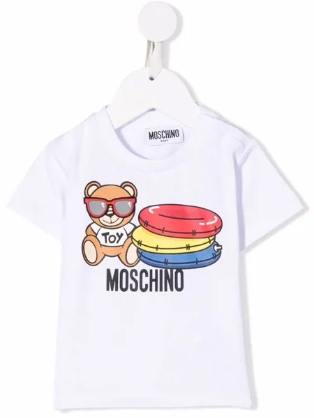 Moschino Kids футболка Teddy Bear