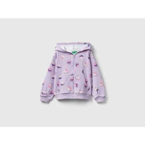 Толстовка UNITED COLORS OF BENETTON, размер 90, фиолетовый
