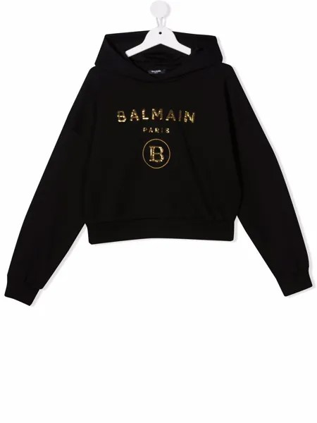 Balmain Kids худи с логотипом
