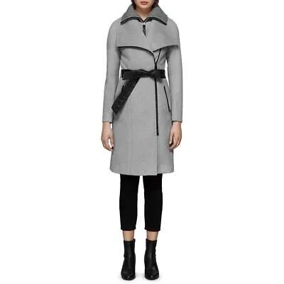 Mackage Womens Grey Wool Heavy Dressy Wool Coat Верхняя одежда XXS BHFO 4361