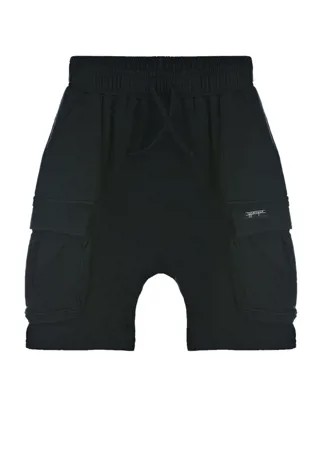 Черные шорты с карманами-карго Yporque