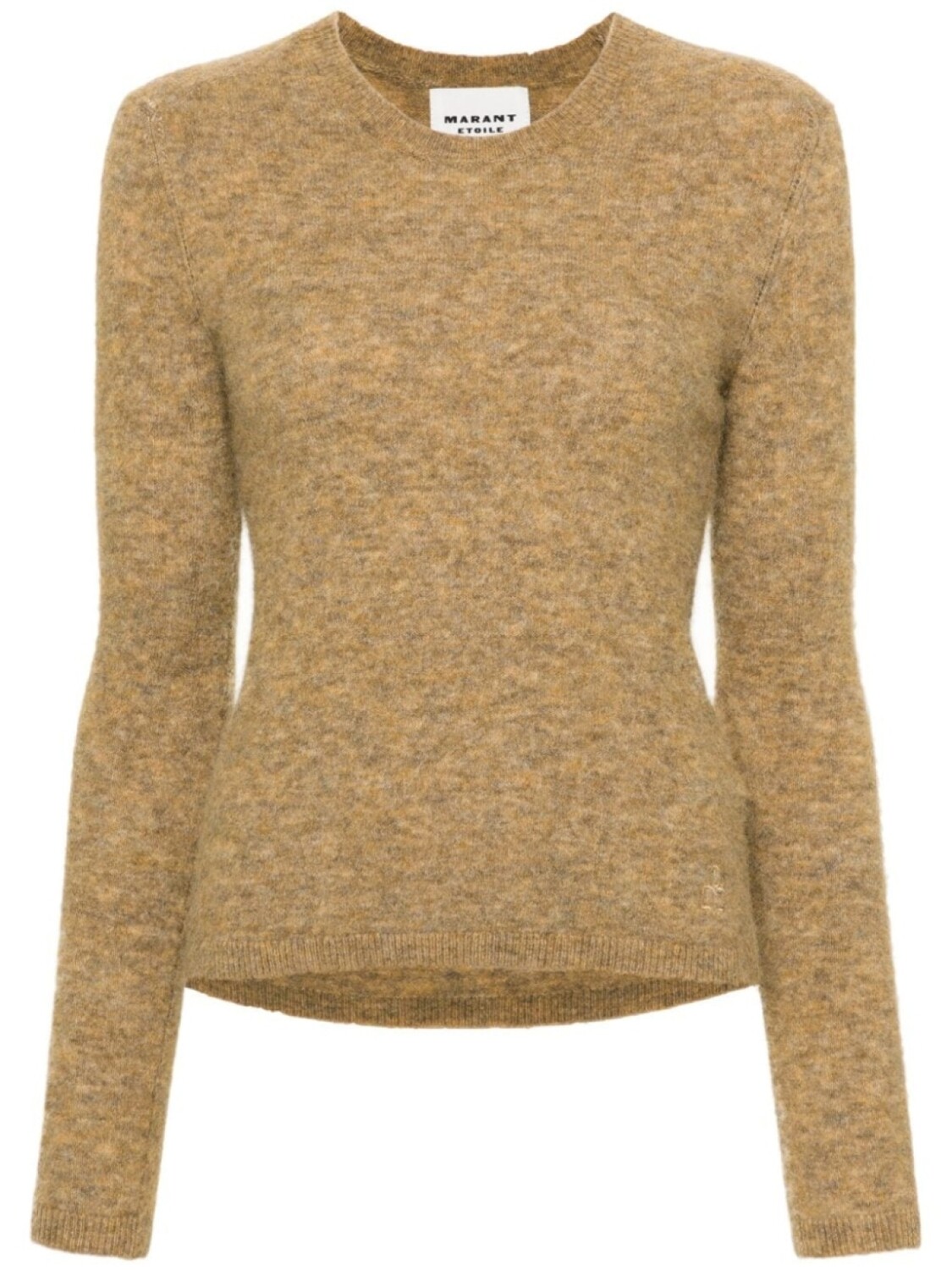 MARANT ÉTOILE фактурный джемпер, коричневый