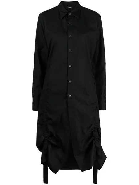 Yohji Yamamoto longline poplin shirt