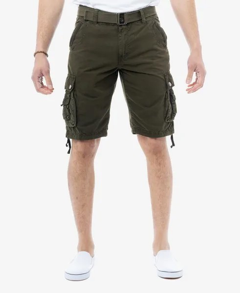 Мужские шорты-карго с несколькими карманами и поясом X-Ray