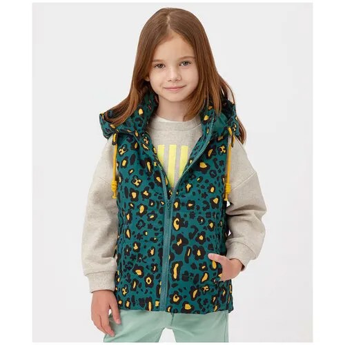 Куртка Button Blue, размер 104, зеленый