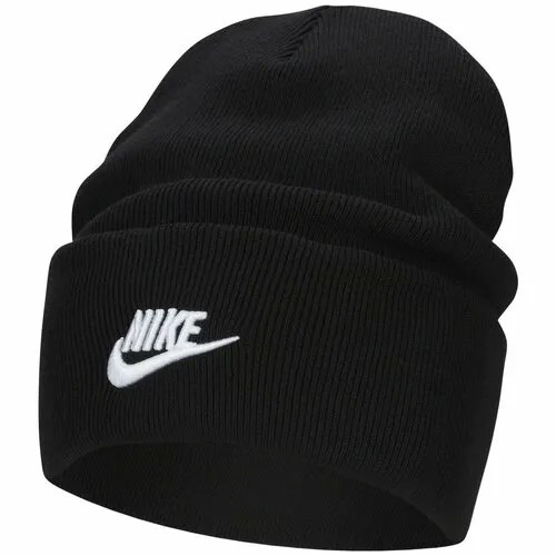 Шапка NIKE PEAK BEANIE TC FUT L, размер OS, черный