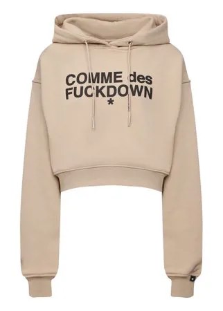 Хлопковое худи Comme des Fuckdown